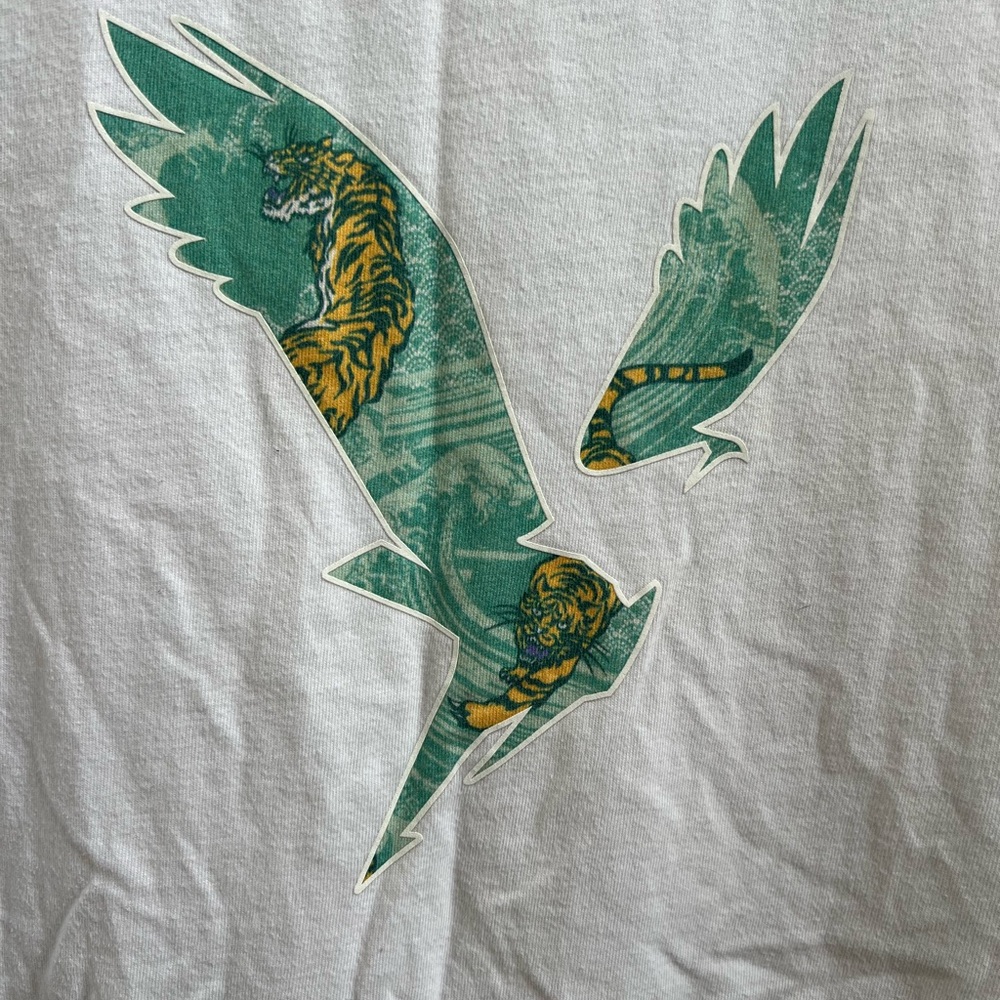 American Eagle BUNDLE 2 Cotton T Shirts Naito x AE and Tie Dye Blue Tee Medium - Picture 3 of 9